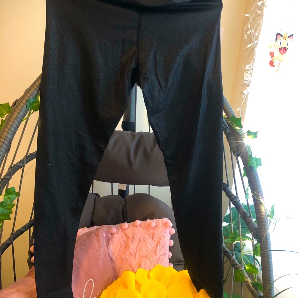 electric yoga leggings